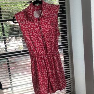 Pink and White Lacy romper